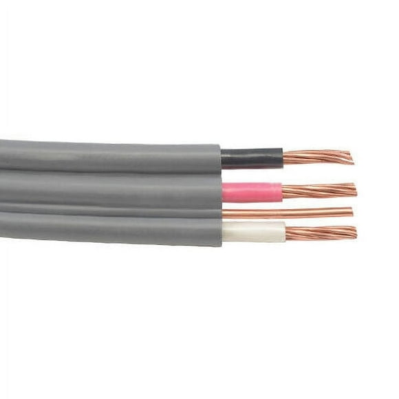 100' 8/3 UF-B Wire Copper Underground Feeder Cable With Ground Gray 600V