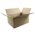 thumbnail image 1 of 100 8x6x4 Cardboard Packing Mailing Moving Shipping Boxes Corrugated Box Cartons, 1 of 3