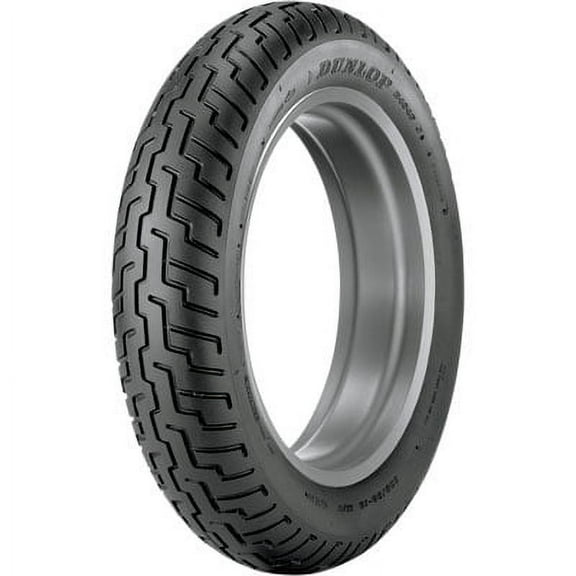 100/90-18 (56H) Dunlop D404 Front Motorcycle Tire Black Wall for Moto Guzzi V7 III Anniversario 2017