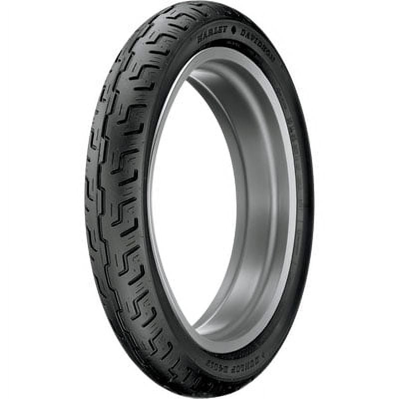 100/90-19 (57H) Dunlop D401 Front Motorcycle Tire Black Wall For Yamaha, BMW, Harley-Davidson, Honda, Kawasaki, Suzuki, Triumph