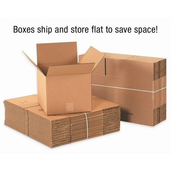 100 9x6x2 Cardboard Shipping Boxes Cartons Packing Moving Mailing Box Storage