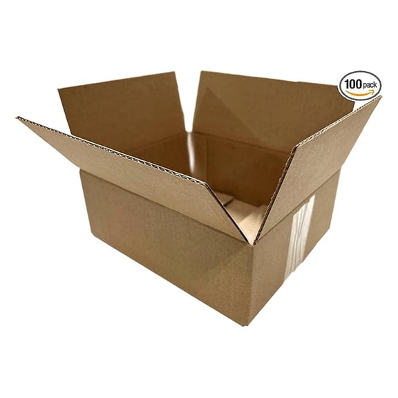 100 9x6x4 Cardboard Paper Boxes Mailing Packing Shipping Box Corrugated Carton