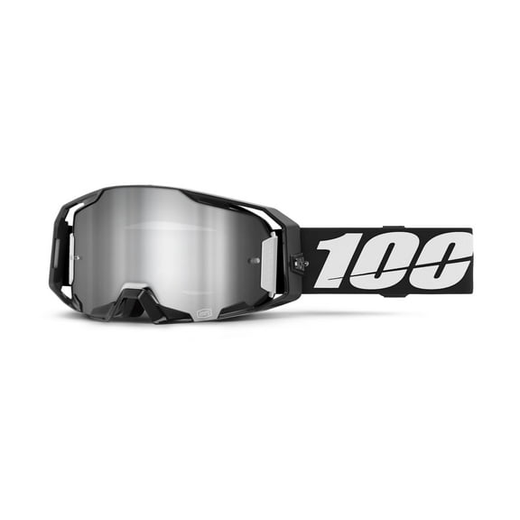 100% ARmatic Goggles - Black, Mirror Silver Flash Lens