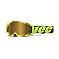 thumbnail image 1 of 100% ARmatic Goggles - Black/Neon Yellow, Mirror True Gold Lens, 1 of 2