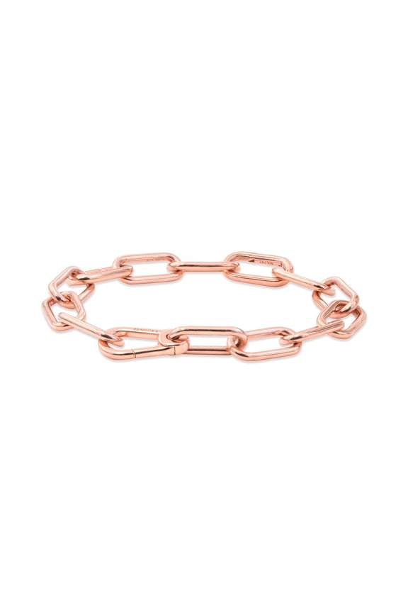 100% AUTHENTIC PANDORA ME 14K Rose Gold P Link Chain Bracelet (589588C00)
