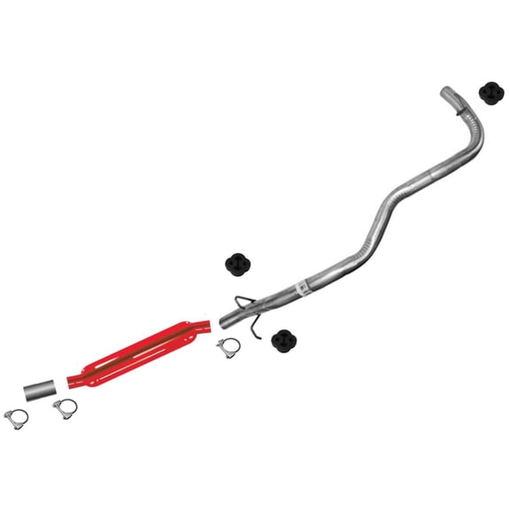 100% Accurate for Fit 13007 Extension Pipe & Weld-on CUTOVER Muffler Tail Pipe Kit for 2000-2003 rolet for S10 for GMC for Sonoma 2.2L Pick Up