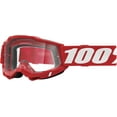 thumbnail image 1 of 100% Accuri 2 Enduro Goggles with Dual Lens (OSFA, Red / Clear Lens), 1 of 1