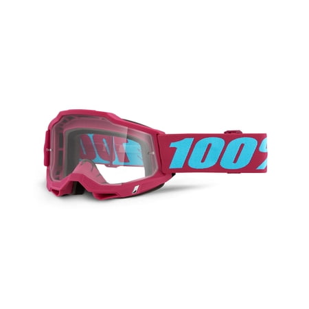 100% Accuri 2 Excelsior Goggles Excelsior / Clear Lens (OSFM, Pink Excelsior / Clear Lens)