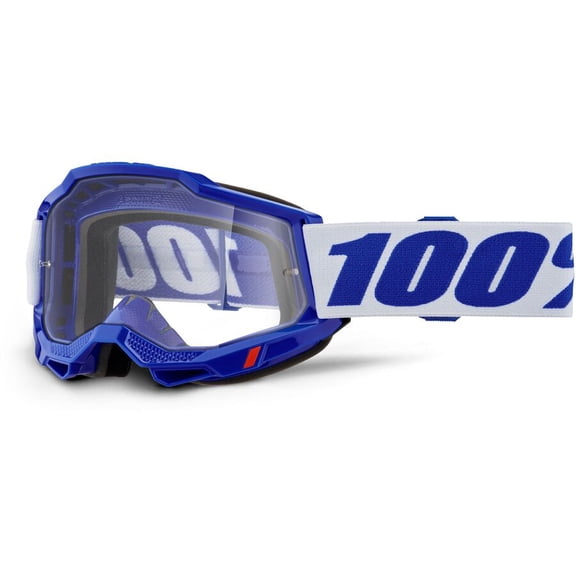 100% Accuri 2 Goggles (One Size Fits Most, Blue / Clear Lens)