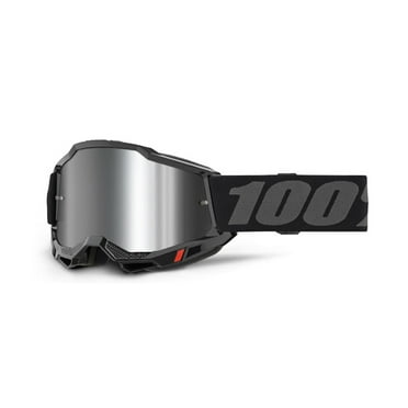 100% Accuri 2 Goggles (One Size Fits Most, Black / Mirror Lens)