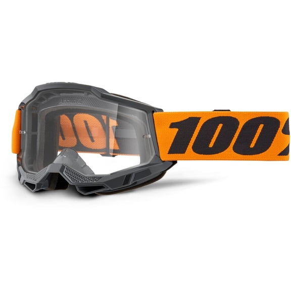 100% Accuri 2 Goggles (One Size Fits Most, Orange / Clear Lens)