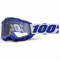 100% Accuri 2 OTG Goggles (One Size Fits Most, Blue / Clear Lens)