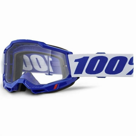 100% Accuri 2 OTG Goggles (One Size Fits Most, Blue / Clear Lens)