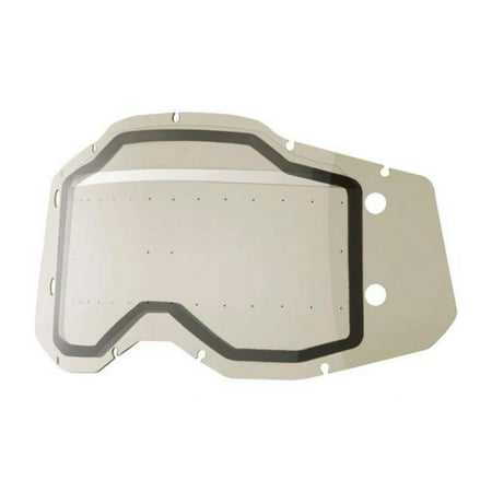 100% Accuri 2-Racecraft 2-Strata 2 Forecast Smoke Dual Lens Goggle