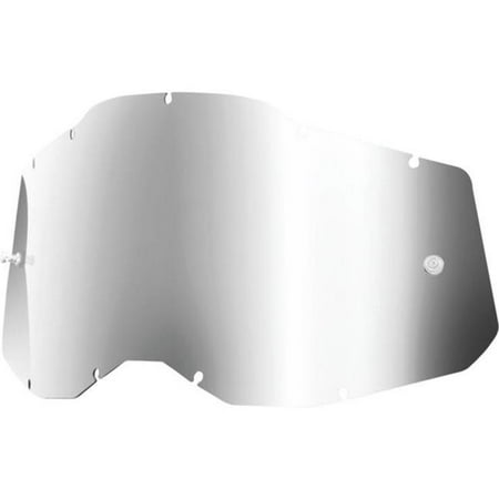 100% Accuri 2/Racecraft 2/Strata 2 Replacement Lens Silver Mirror