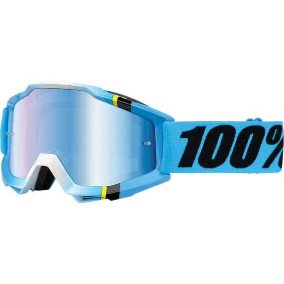 100% Accuri Goggles Blue Crystal/Mirror Blue 50210-122-02