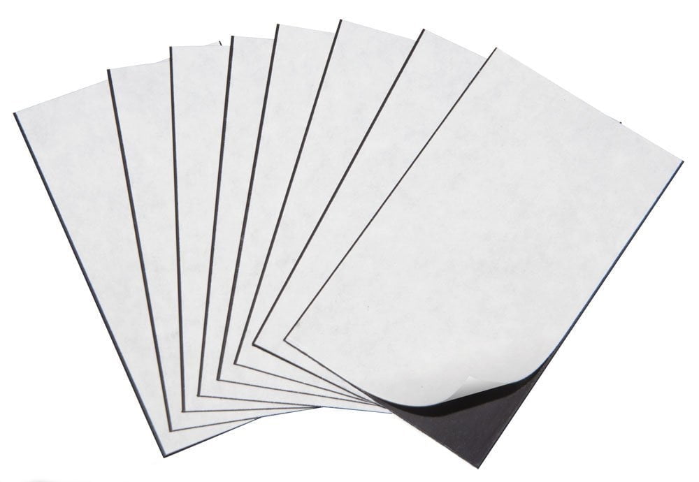 100 Adhesive Business Card Magnets 30 mil Peel and Stick Made in USA