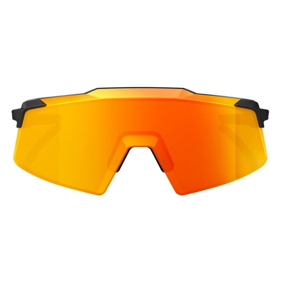 100% Aerocraft Sunglasses - Soft Tact Black; HiPER Red Multilayer Mirror