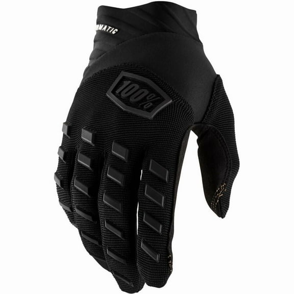 100% Airmatic Gloves (Medium, Black)