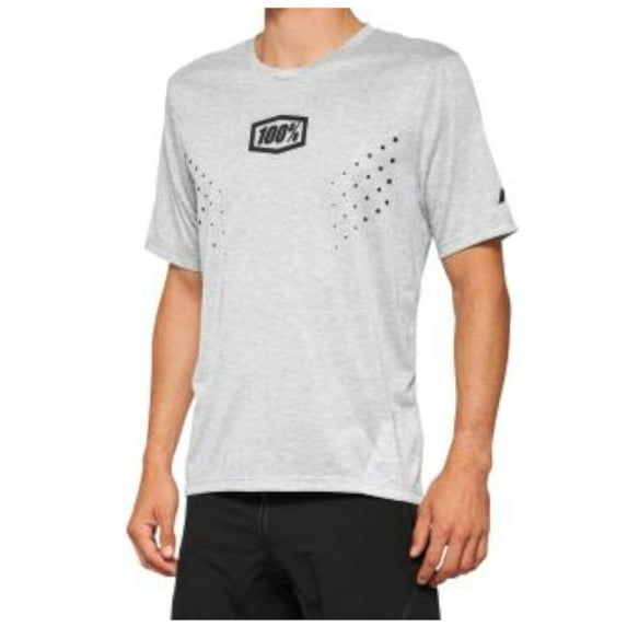 100% Airmatic Mesh Short-Sleeve Gray Jersey size X-Large