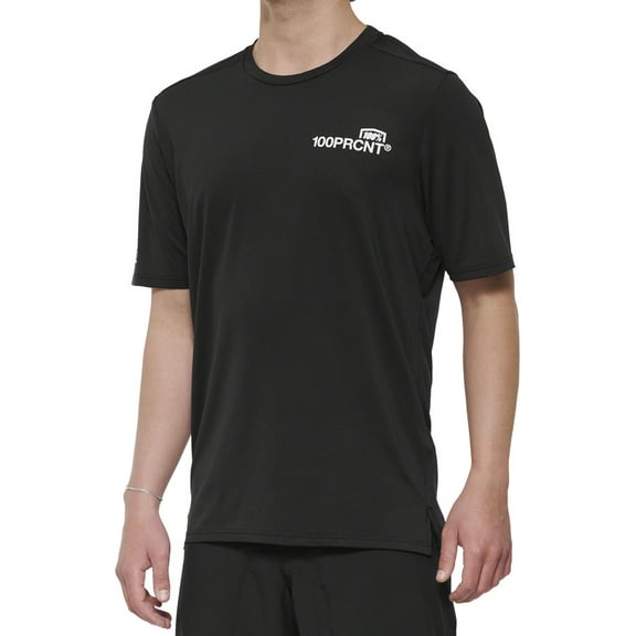 100% Airmatic Short Sleeve Jersey - Black, Men's, Medium