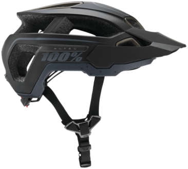 100% Altec Fidlock CPSC/CE Bicycle Helmet (Lg-XL, Black)