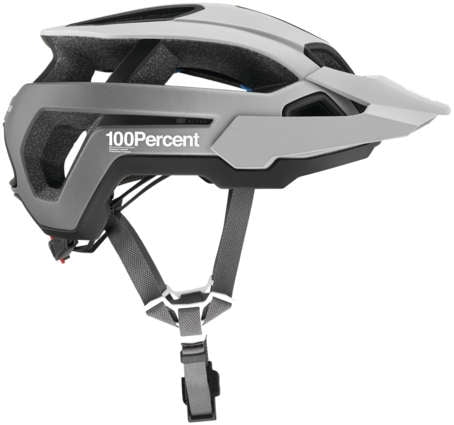 100% Altec Fidlock CPSC/CE Bicycle Helmet (Lg-XL, Gray)