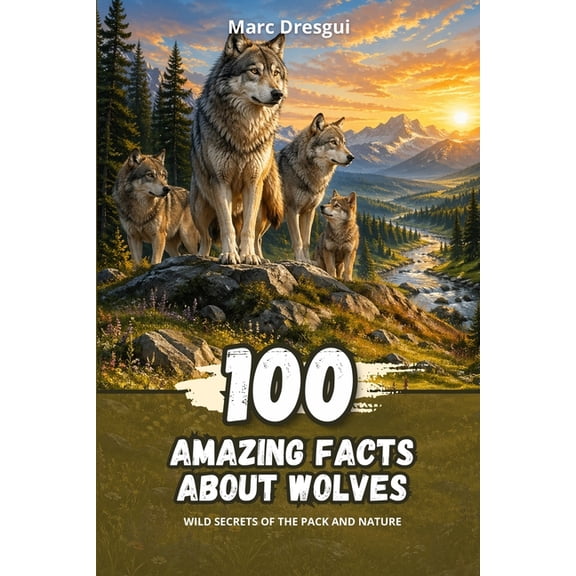100 Amazing Facts about Wolves: Wild secrets of the pack and nature, (Paperback)