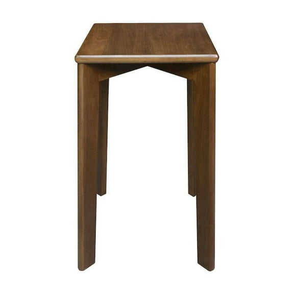 American Trials 100% American Hardwood Square Stackable Stool 2-Pc Set