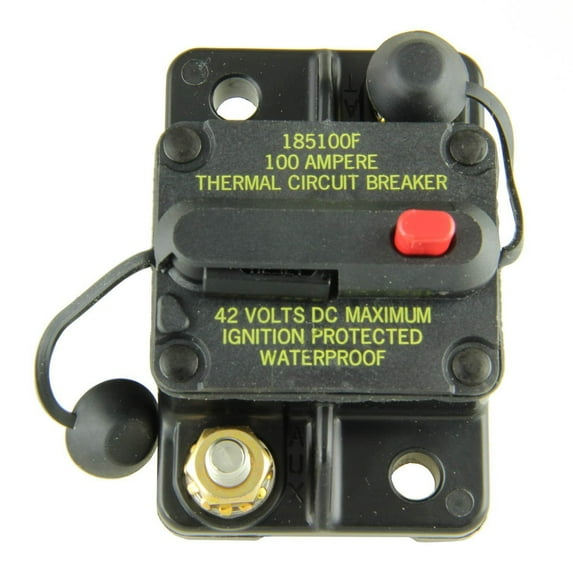 100 Amp Surface-Mount Circuit Breakers, Bussmann CB185-100