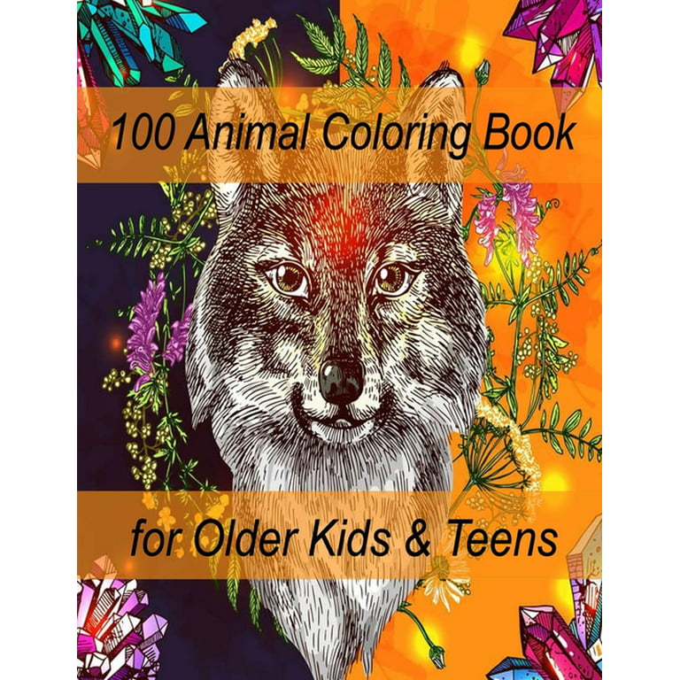 100 Animals Coloring Book: An Adult Coloring Book with Lions, Elephants,  Owls, Horses, Dogs, Cats, and Many More! (Paperback)