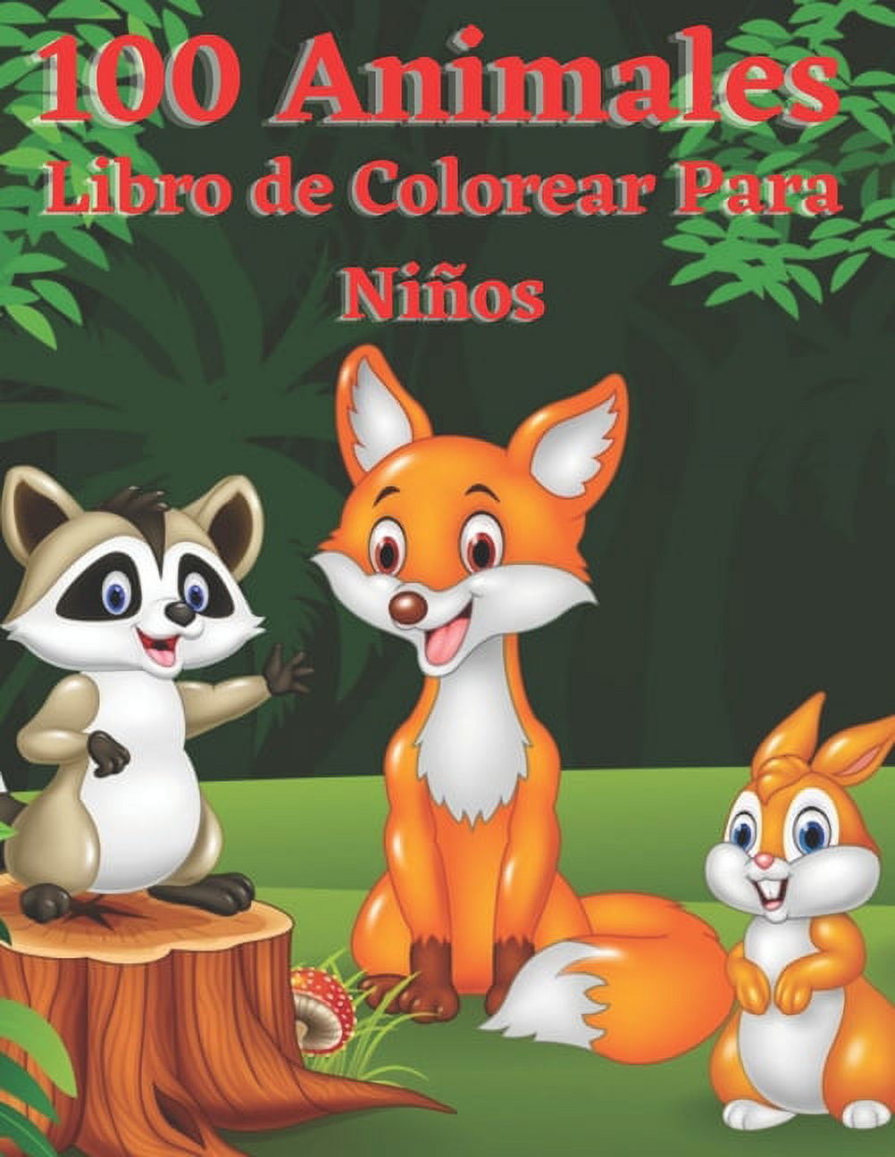 Libro de colorear para niños: Lindo animal, perro, gato, elefante