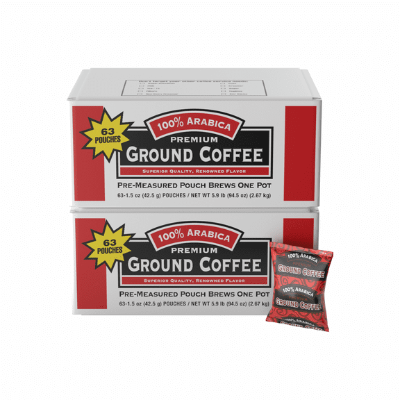 100% Arabica Ground Coffee (126 pk.)