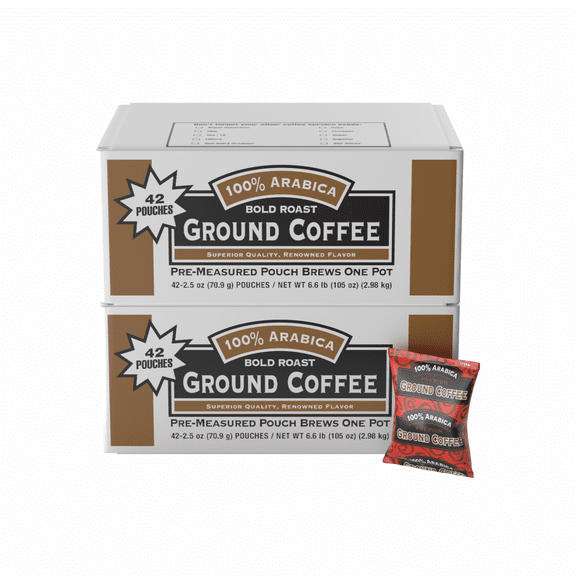 100% Arabica Ground Coffee, Bold Roast (2.5 oz., 84 ct.)