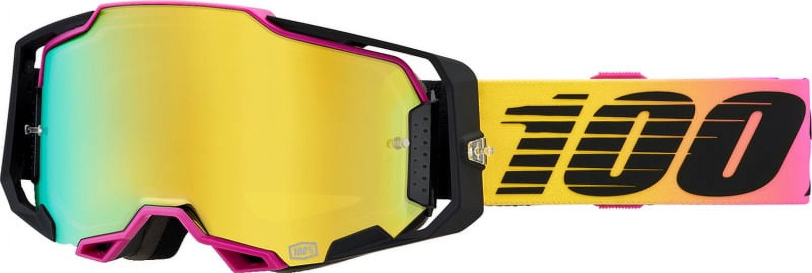 100% Armega 91 Gold Mirror Goggles