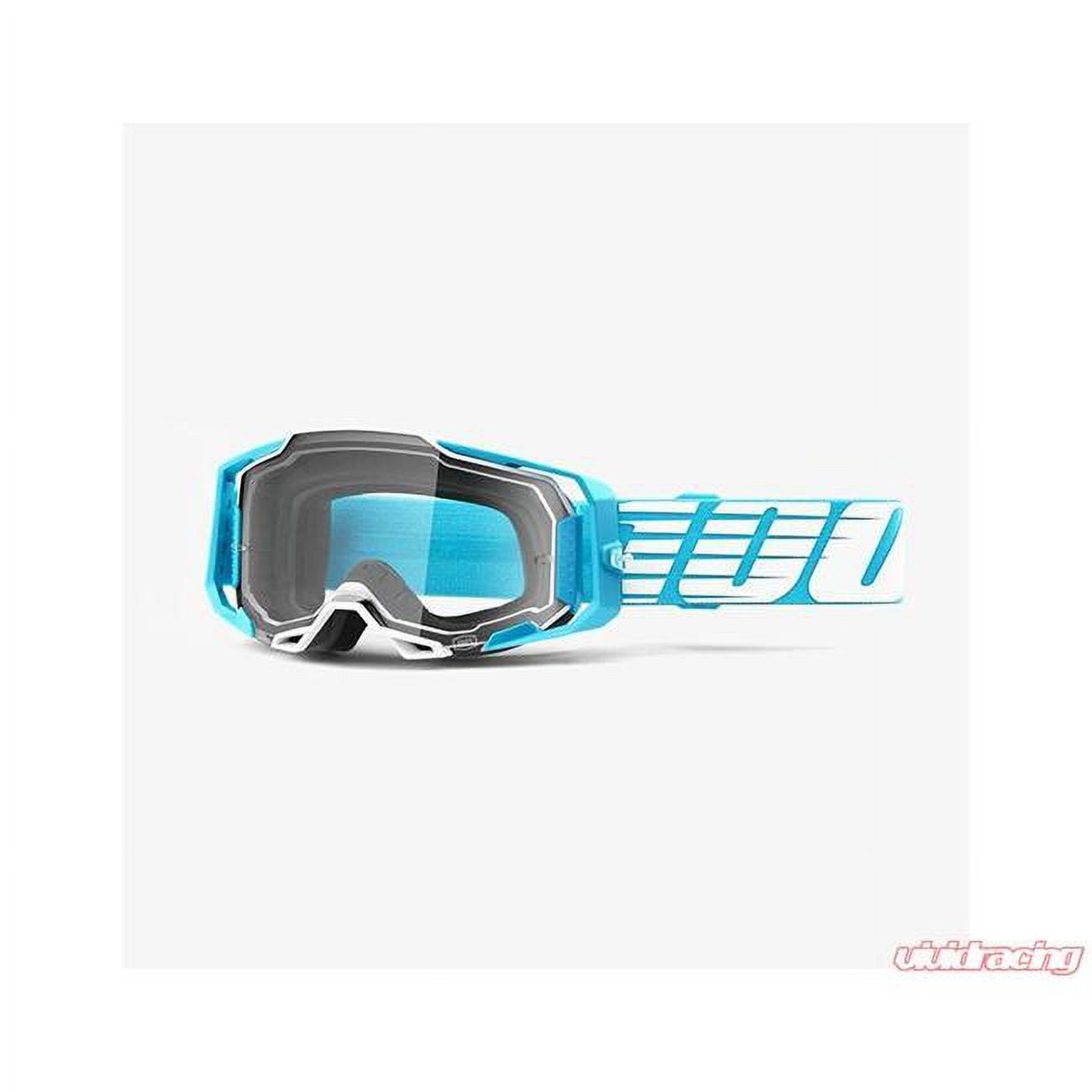 1️⃣メル 45335 100% Armega Goggles - CW2 Orange/Black Frame - Mirrored Lens