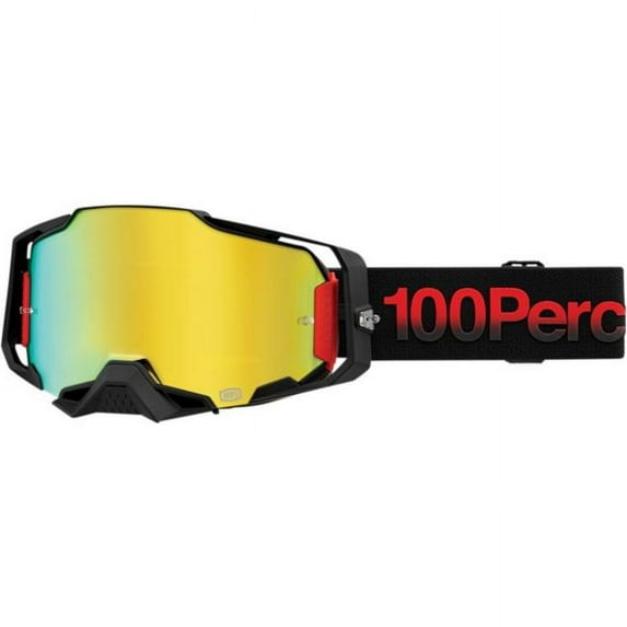 100% Armega Goggle Tzar Frame/Gold Mirror Lens