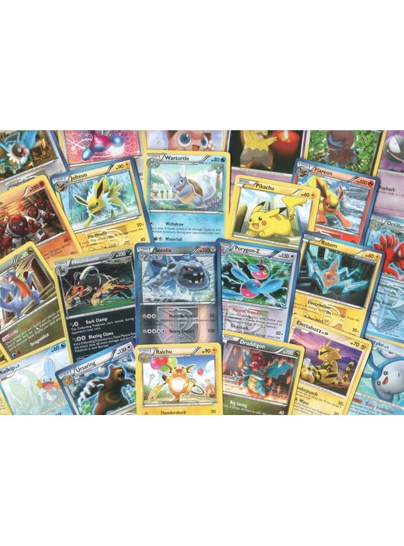 Assortiment Pok&eacute;mon TCG-kaarten als voorbeeld voor verkoop of verpanden