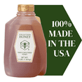 thumbnail image 1 of 100% Authentic, USA - Made Raw Unfiltered Honey, Pure Southern Honey [ 3 lb] - Unheated - Non - GMO, No Additives, All - Natural Sweetener- Bulk Pour Jug With Flip Top, 1 of 8