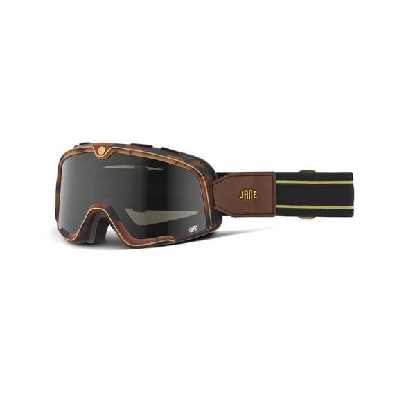100% Barstow Jane Motorcycle Goggles (One Size Fits Most, Jane Motorcycle / Silver Flash Mirror Lens)