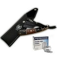 thumbnail image 1 of 100 BLADES P USA Straight Razor Custom Steel Blade Buffalo Horn w/ Wood Barber Shaving Knife, 1 of 6