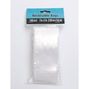 100 Baggies W 2X3 H Small Reclosable Seal Clear Plastic Poly Bag