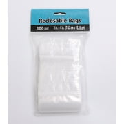100 Baggies W 3"X4" H Small Reclosable Seal Clear Plastic Poly Bag