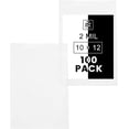 thumbnail image 1 of 10" X 12" (100 Bags) 2 Mil Clear Reclosable Zip Plastic Poly Bags with Resealable Lock Seal Zipper, 1 of 6