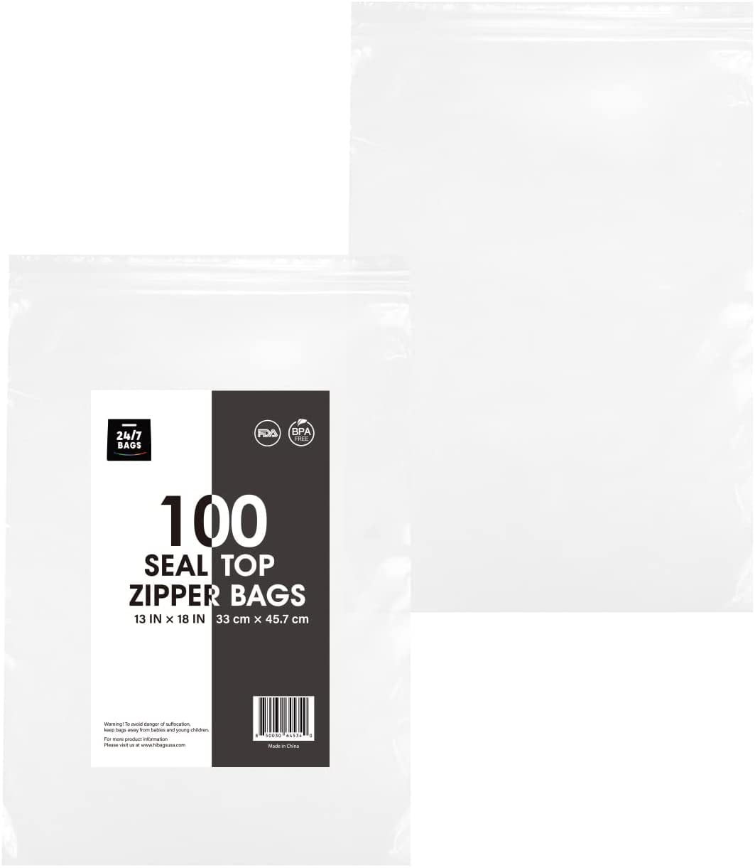 LK Packaging 10 x 12 Standard Weight One Gallon Seal Top Bags