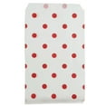 thumbnail image 1 of 100 Bags Red Polka Dot Pattern Paper Bags  Gift & Merchandise Bags, 1 of 1