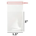 thumbnail image 1 of 100 Bags of Ultra Clear Treat, Bakery, Candle, soap, Cookie Bags w/Adhesive Seal, 1 of 10
