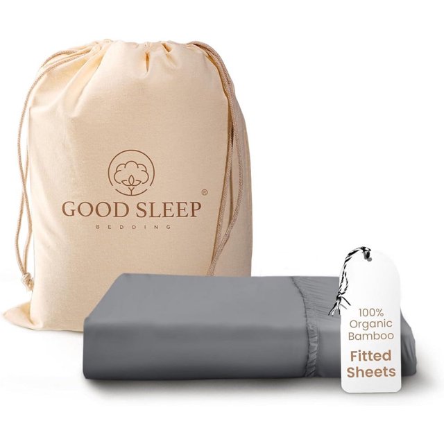 Good Sleep Bedding Bamboo King Fitted Sheet Only with Deep Pocket