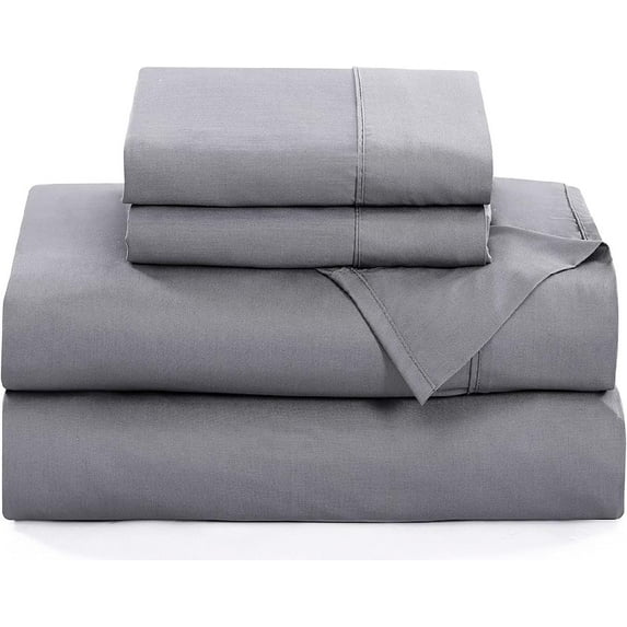 100% Bamboo Sheets - Deep Pocket Sheets Set Up to 16 inches Mattress, Cooling Sheets Set for Bed Super Soft Breathable