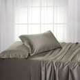thumbnail image 1 of 100% Bamboo Sheets Woven at 600 Thread Counts, Softest Sheet Set with Deep Pockets -Split King Size-Gray, 1 of 3